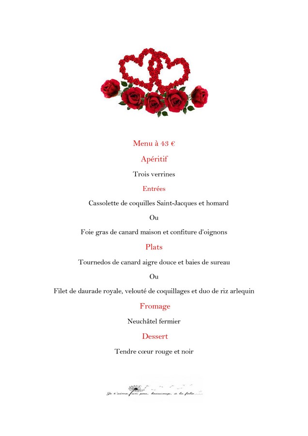menu st valentin Copier